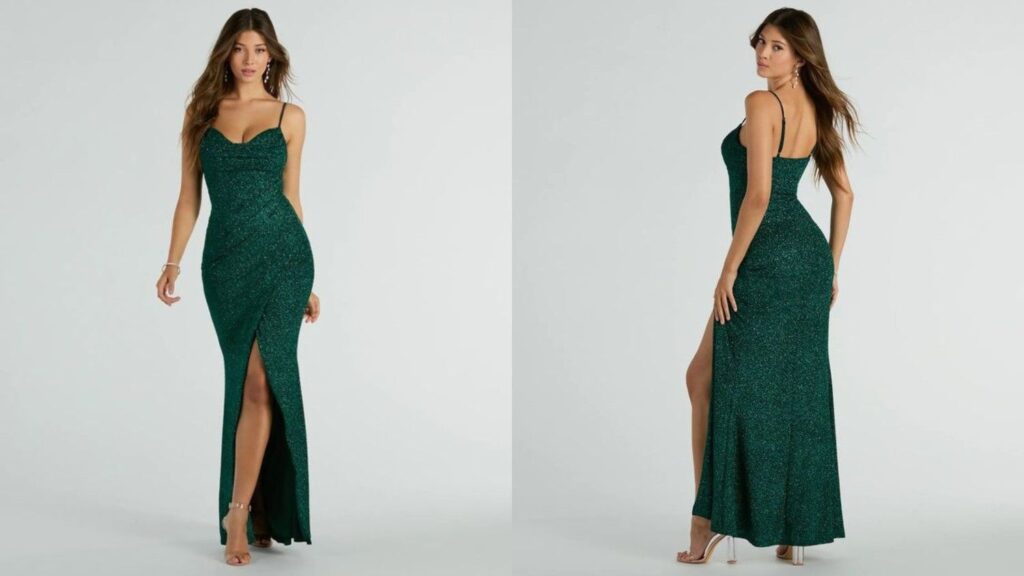 Styling an emerald green dress