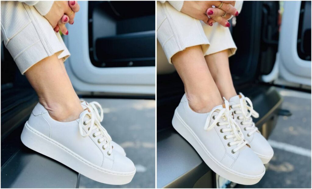 Leather White Sneakers