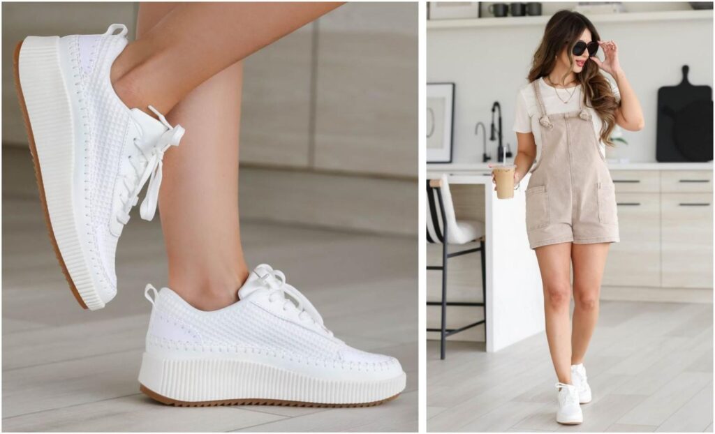 Platform White Sneakers