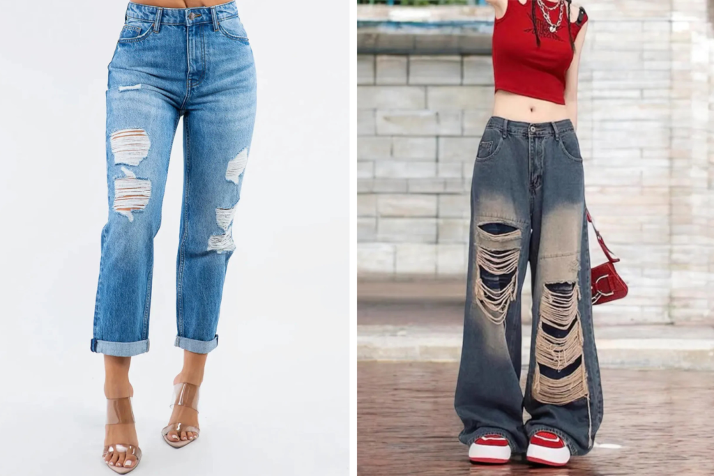 Skinny Distressed Jeans for a Sleek Look