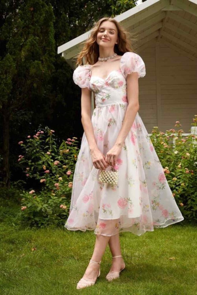 Types of Floral Dress Patterns