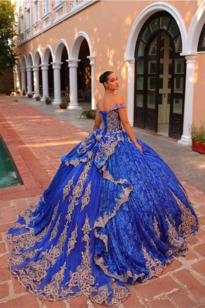 Royal Blue Quince Dress