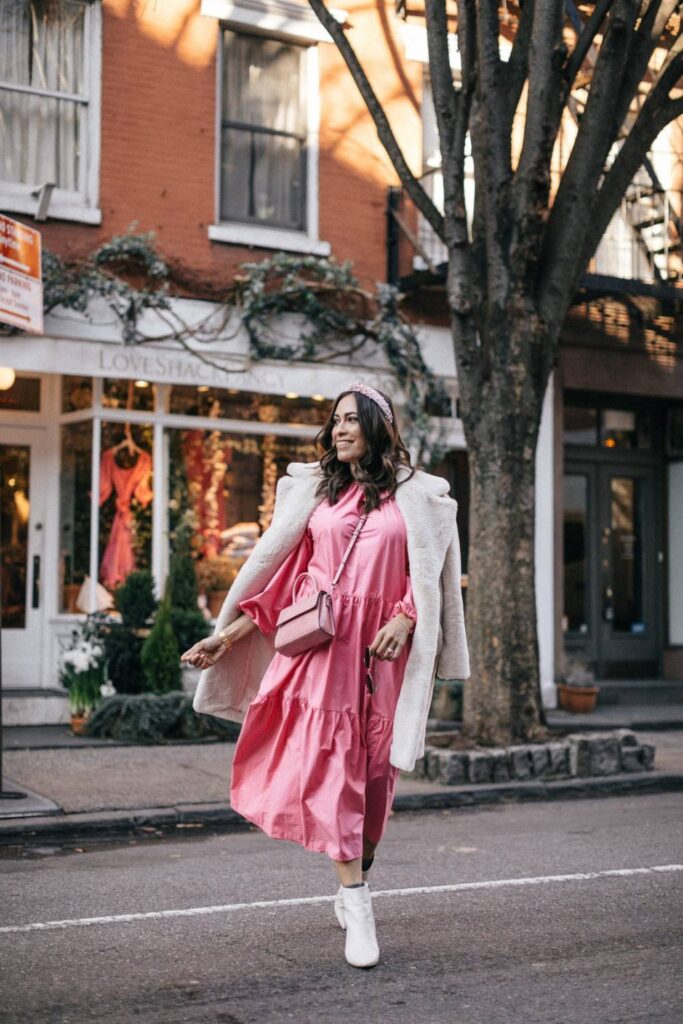 Styling a Pink Dress for Casual Outfits