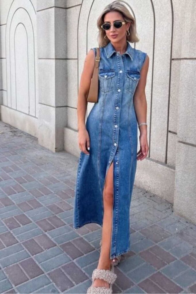 Western Denim Dress